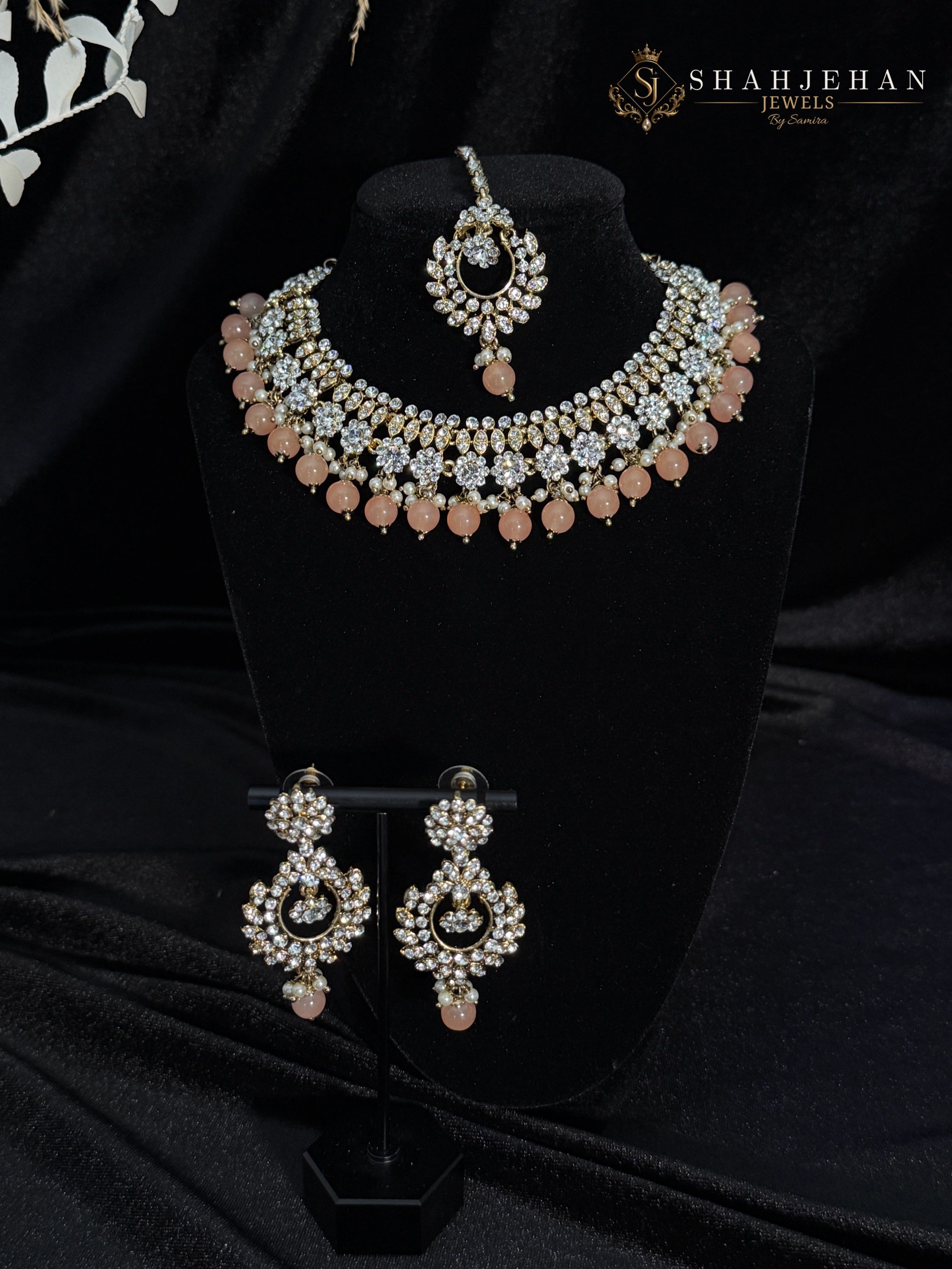 Roshanara Set – The Blush Radiance Collection